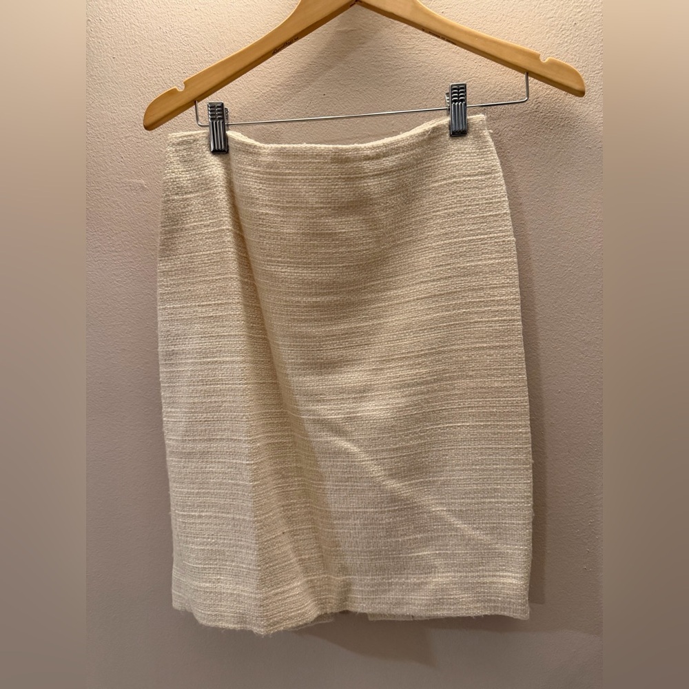 Theory‎ Cream Pencil Skirt